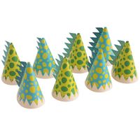 Pack de Gorritos de fiesta temática Dino CLASS&WORK 8un
