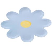 Pack de Platos diseño de hadas CLASS&WORK celeste 10un