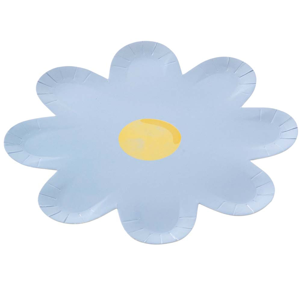 Pack de Platos diseño de hadas CLASS&WORK celeste 10un