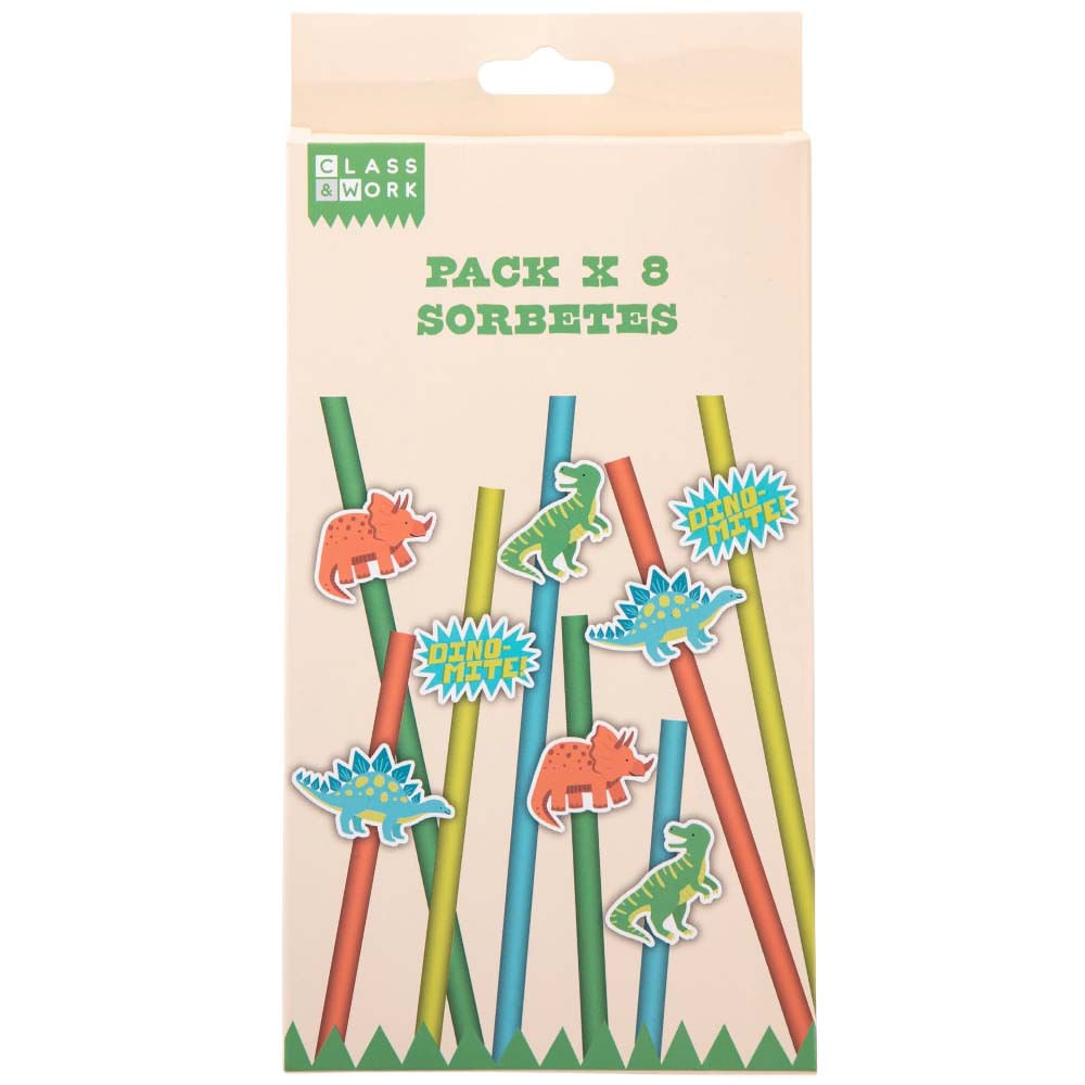 Pack de Sorbetes temática Dino CLASS&WORK 8un