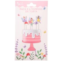 Pack de Toppers torta diseño de hadas CLASS&WORK 6un