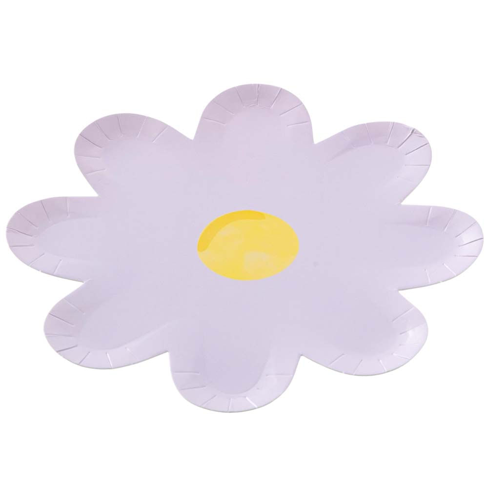 Pack de Platos diseño de hadas CLASS&WORK lila 10un