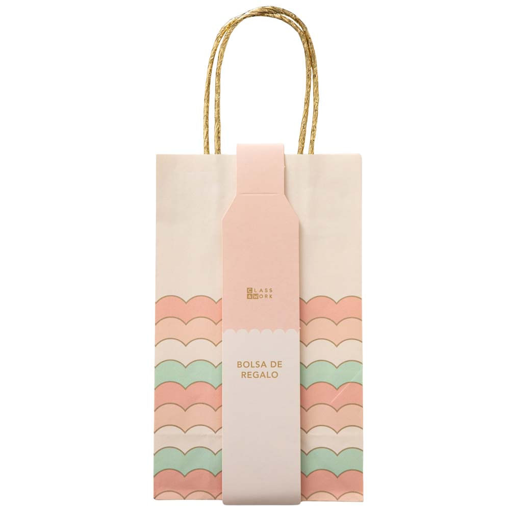 Bolsa de regalo diseño print tonos pastel CLASS&WORK