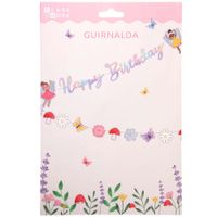 Guirnalda ""Happy Birthday"" diseño de hadas CLASS&WORK