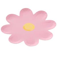 Pack de Platos diseño de hadas CLASS&WORK rosado 10un