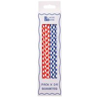 Pack de Sorbetes diseño colorido CLASS&WORK rojo 24un