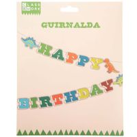Guirnalda ""Happy Birthday"" temática Dino CLASS&WORK