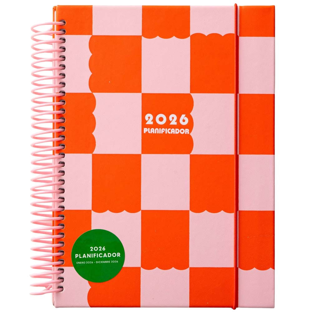 Planner espiral diseño checkers CLASS&WORK 80 hojas