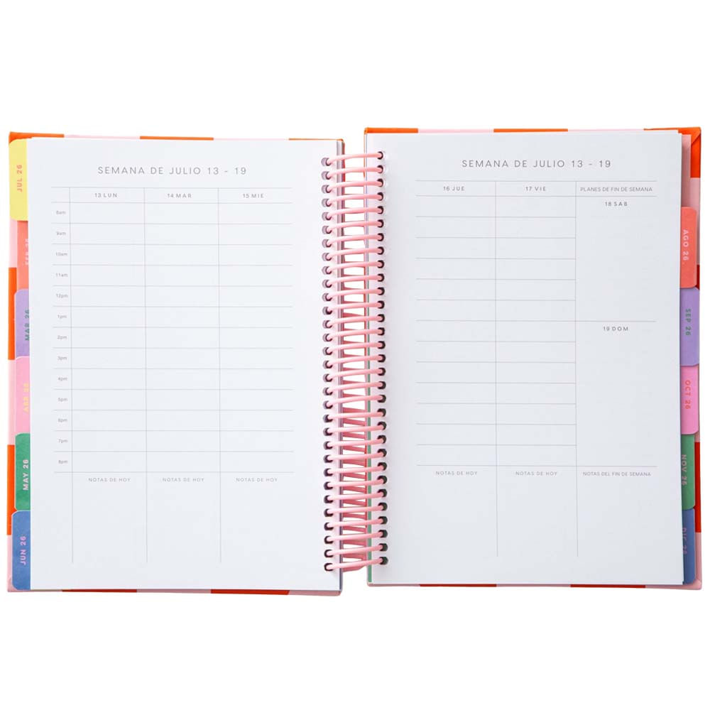 Planner espiral diseño checkers CLASS&WORK 80 hojas | plazaVea - plazaVea