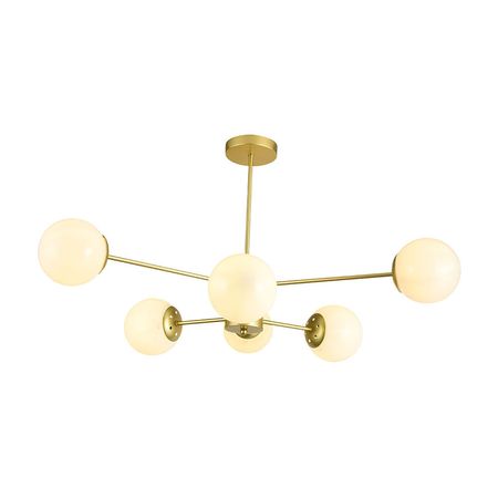 Lámpara Colgante Gea dorado E27 Lightech