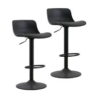 Set de 2 Bancos de Bar Porto Negro Orange