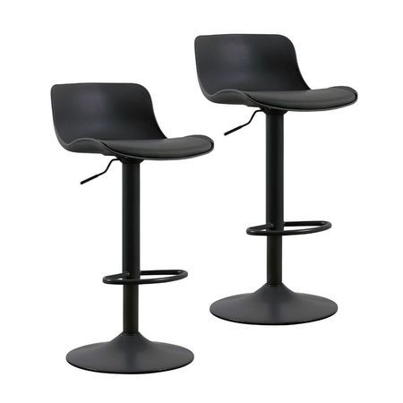 Set de 2 Bancos de Bar Porto Negro Orange