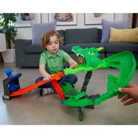 Pista De Juguete Hot Wheels Tiburones Vs. Dinos
