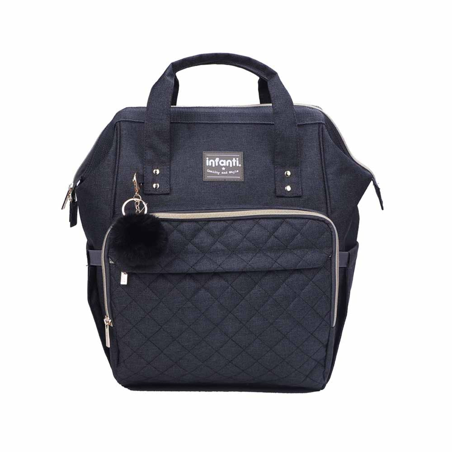 Mochila Pañalera Infanti Open Negro