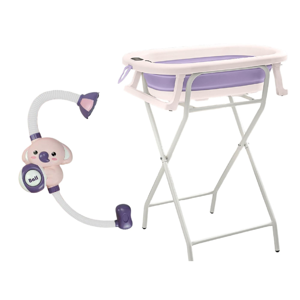 Bañera Splash Para Bebé Con Rac Baby Cam Morado