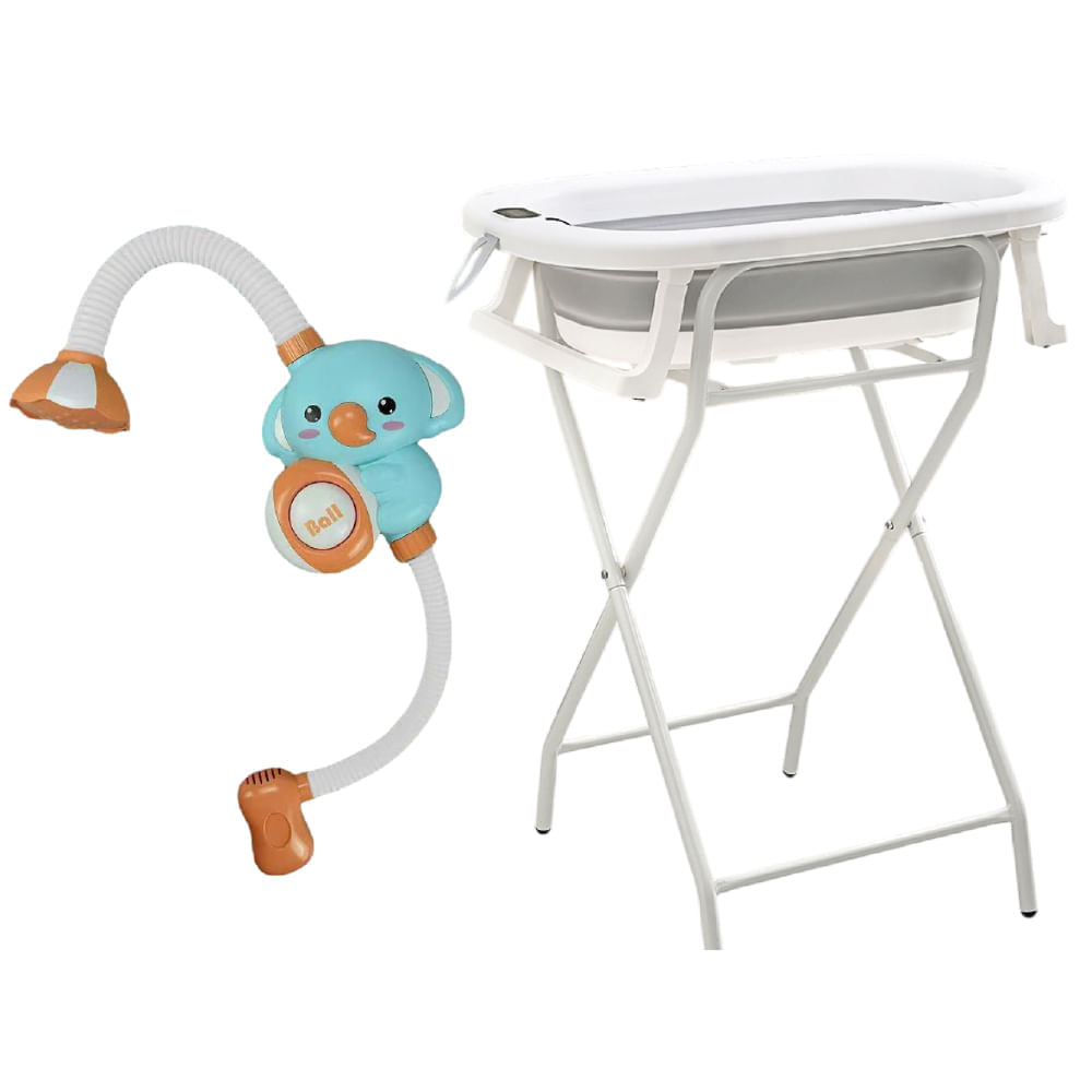 Bañera Splash Para Bebé Con Rac Baby Cam Gris