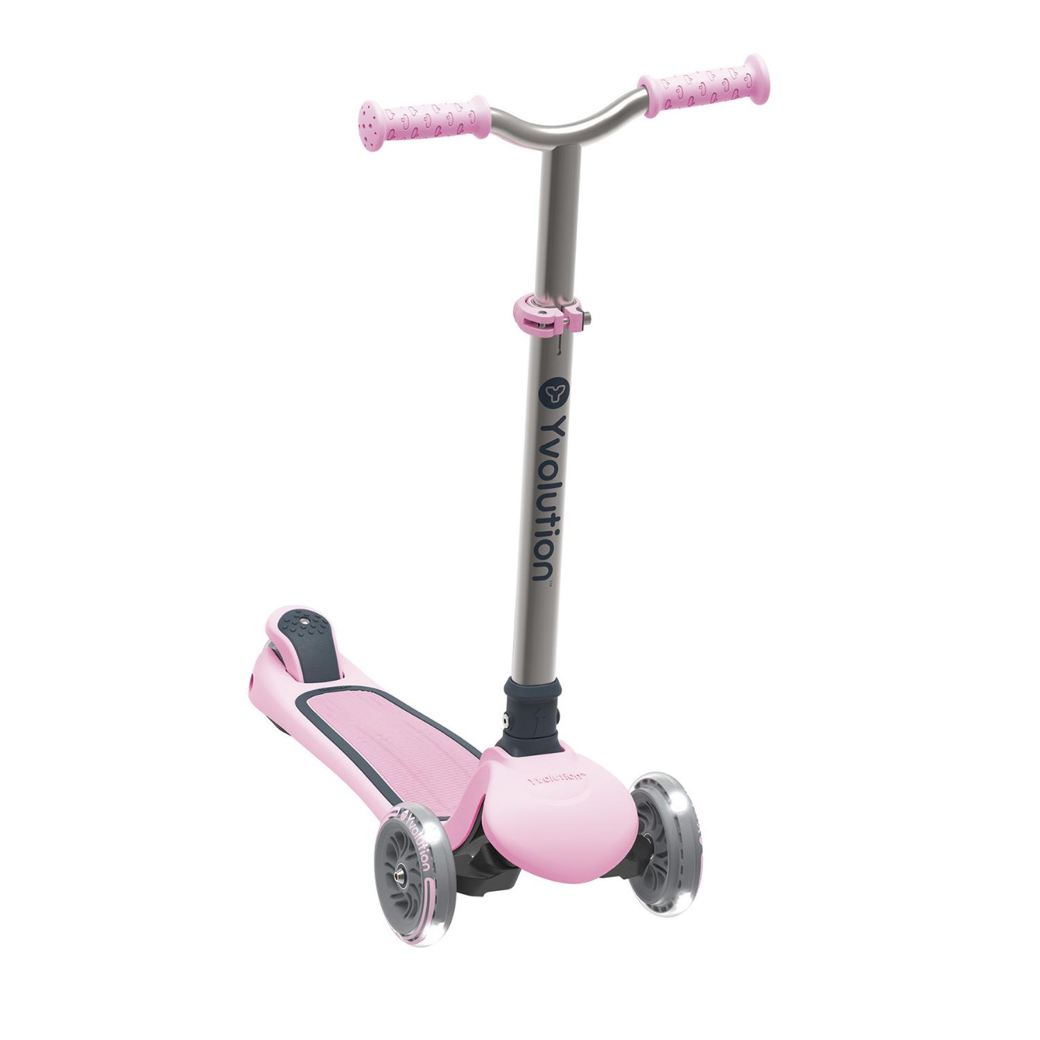Scooter Plegable Para Niños Yvolution Yglider Air Rosa
