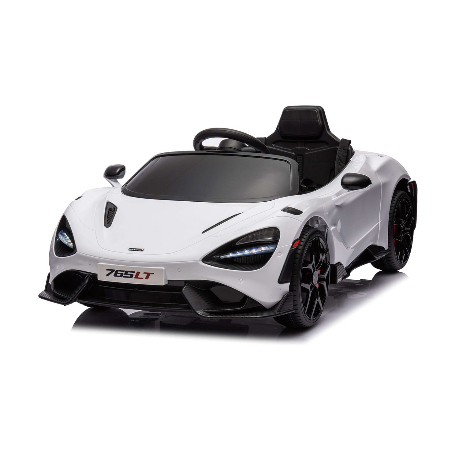 Auto A Batería Para Niños Mclaren Blanco 12V 4.5Ah