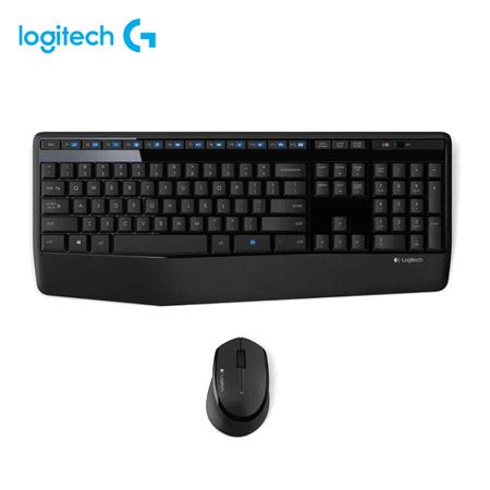 Teclado Logitech + Mouse Mk345 Wireless Usb Sp Black Teclado Logitech  Mouse Mk345 Wireless Usb Sp Black