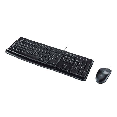 Combo Teclado  Mouse Logitech Desktop MK120 Negro