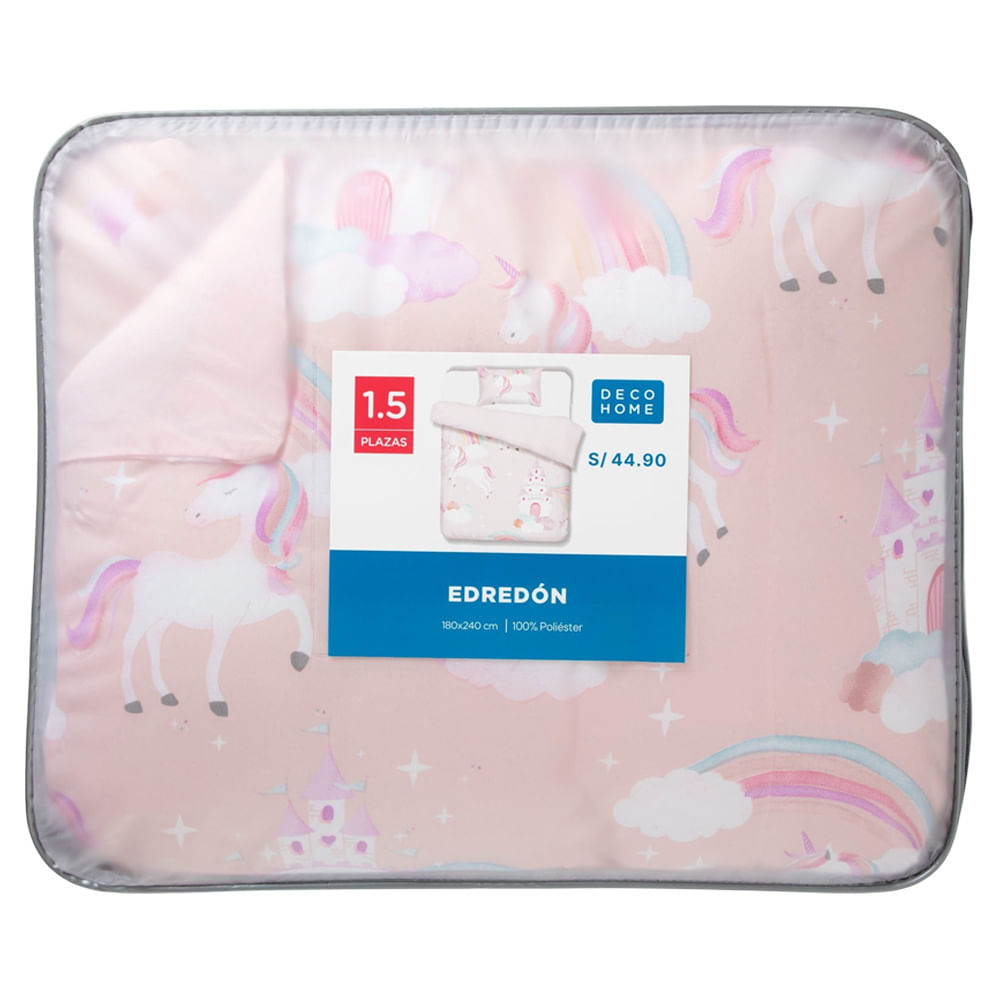 Edredones DECO HOME Unicorn  1.5 Plazas