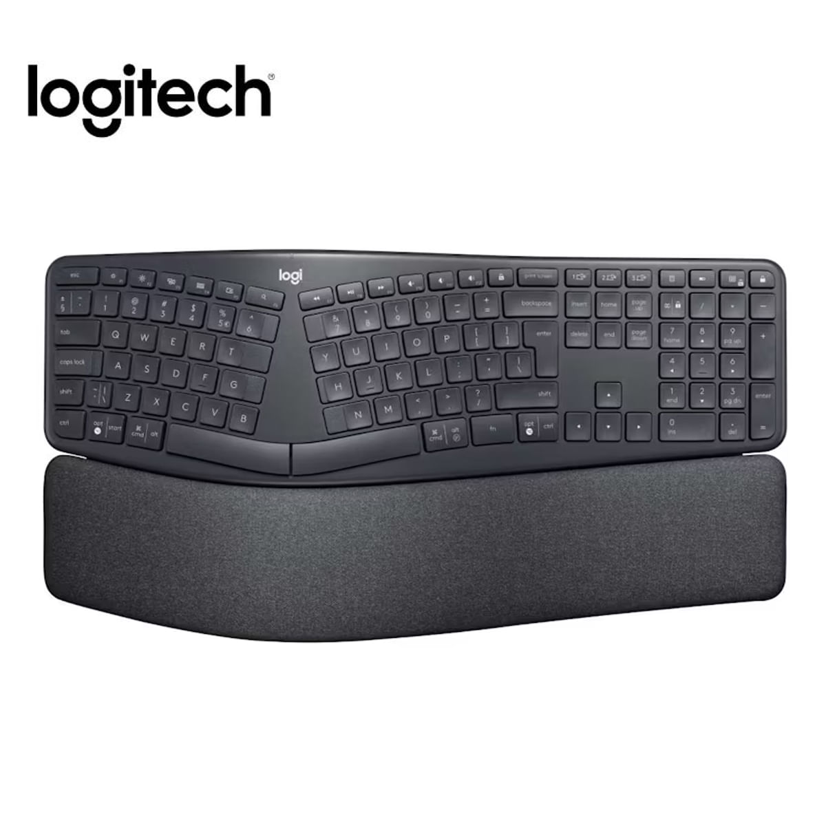 Teclado Logitech Ergo K860 Inalámbrico Bt Negro