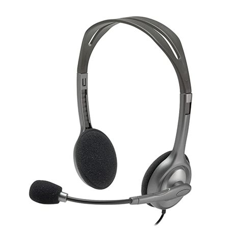 Audifono Con Microfono Logitech H111 Silver