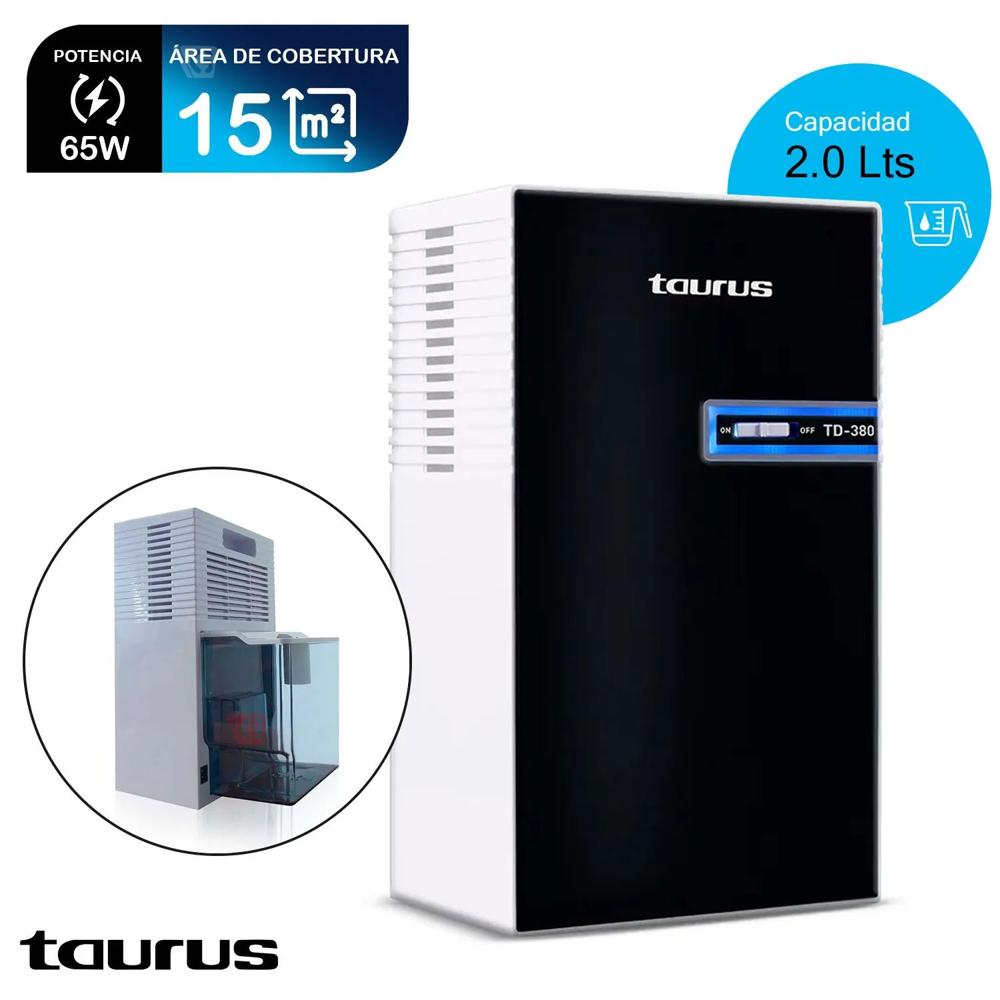 Deshumedecedor Taurus TD-380 65W 380 ml-día