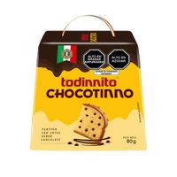 Panetón con Gotas TODINNO Sabor a Chocolate Caja 80g