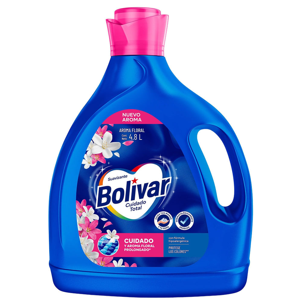 Suavizante BOLÍVAR Cuidado Total Floral Galonera 4.8L