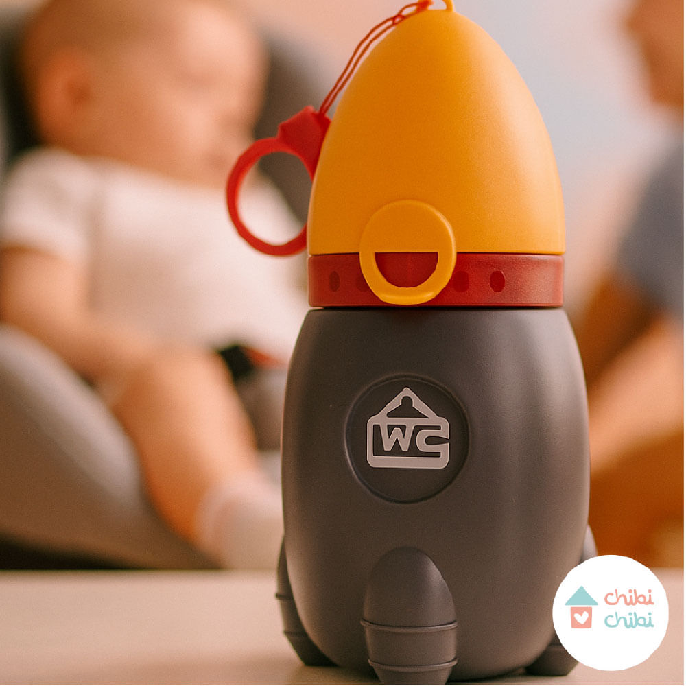 URINARIO COHETE. NARANJA