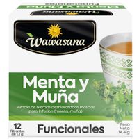 Infusión WAWASANA Menta y Muña Caja 12un
