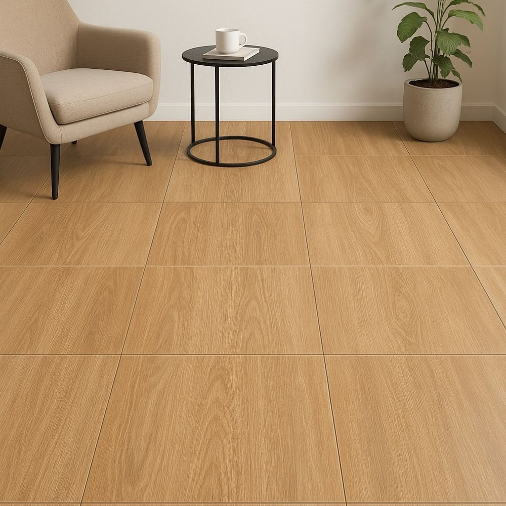 Piso Cerámico Liso Bremen Marfil 59.3 x 59.3cm 1.75m2 Celima