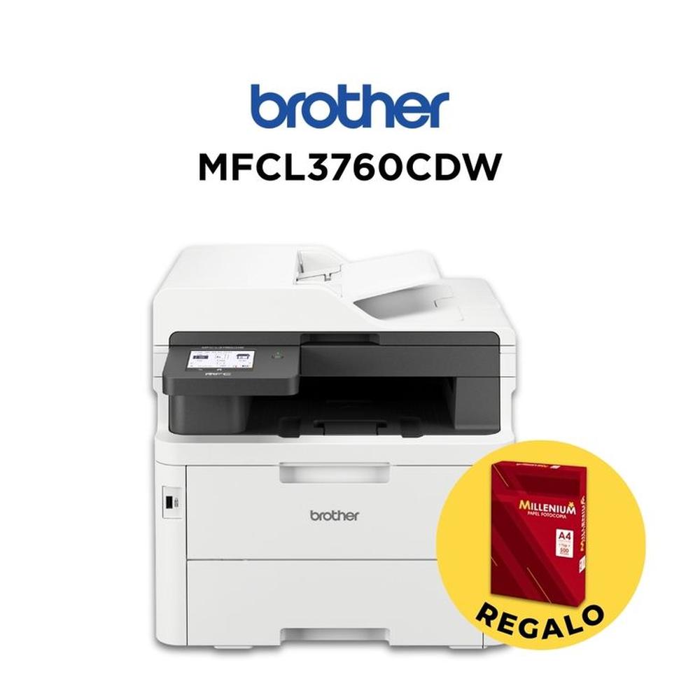 IMPRESORA LÁSER MULTIFUNCIONAL BROTHER COLOR MFC - L3760CDW