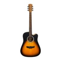 Guitarra acústica Lespoir Sunburst  K-312C SB.