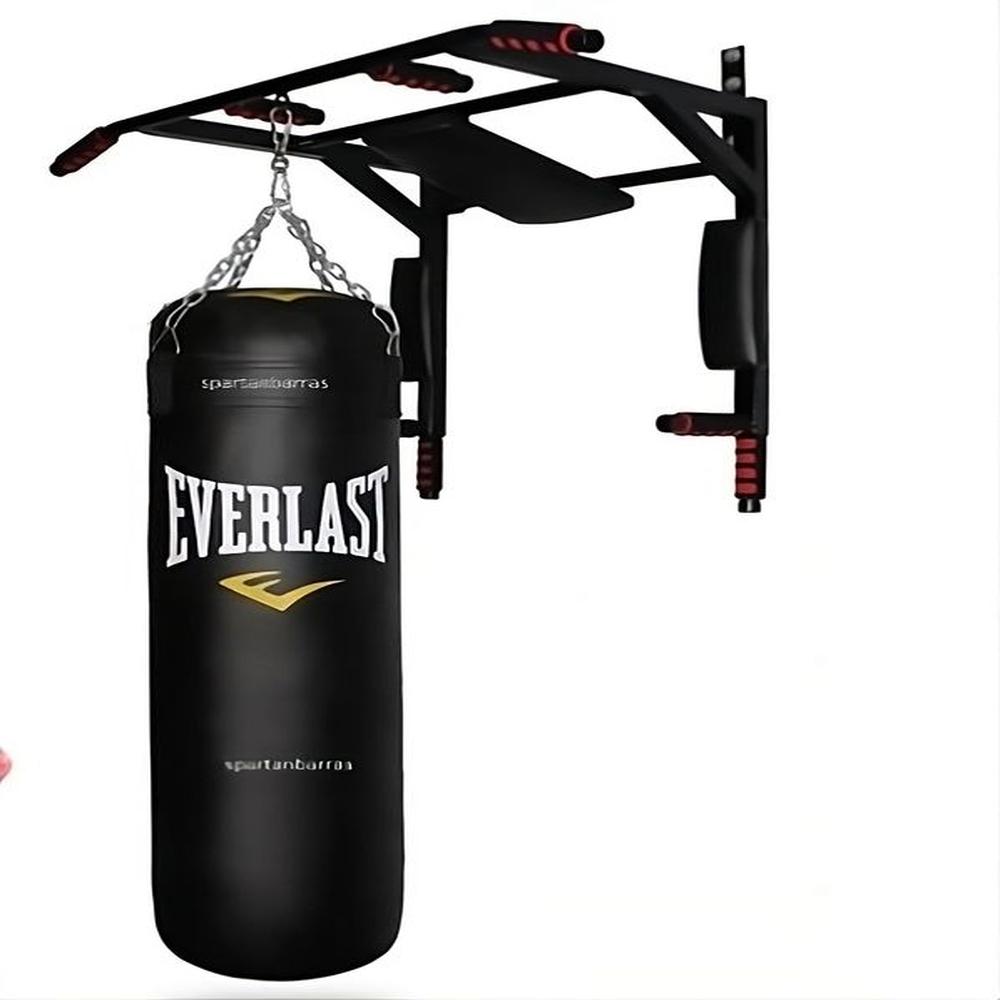 Saco 1.00 MTS Con Relleno+Barra Multifuncional 7 En 1+Cadena