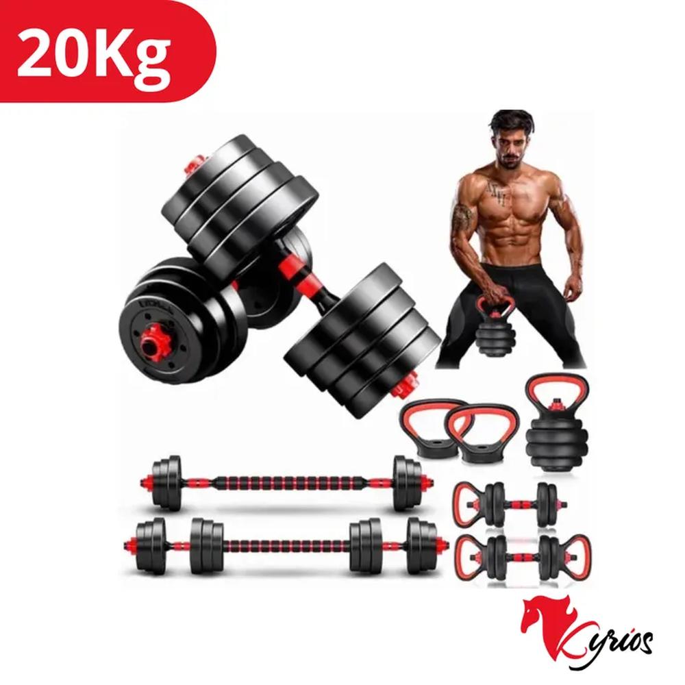 Set De Mancuernas 20Kilos Convertibles