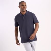 Polo Hombre Pique Azul Malabar
