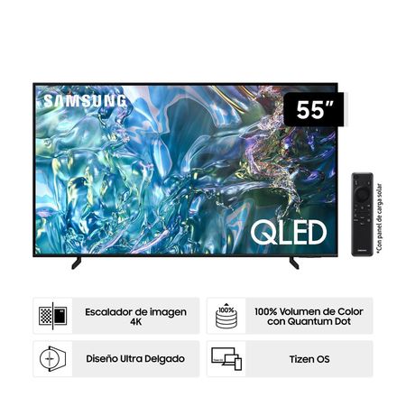 Televisor Samsung 55'' QN55Q60DAGXPE QLED 4K Q60D Tizen OS Smart TV