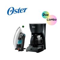Combo Oster Cafetera 4 Tazas BVSTDCDR5B Y Plancha GCSTBV4119-053