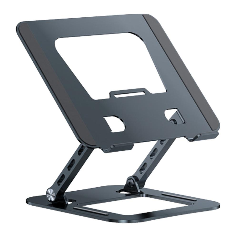 Soporte Metálico Laptop 10-17"" Ajustable Altura 45-30 cm y Doble Eje HX-ZJ51