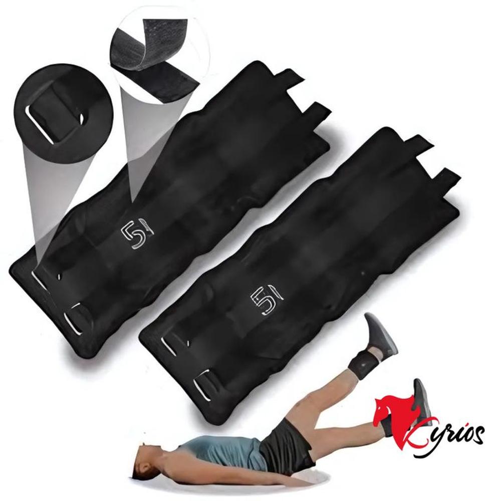 PAR DE TOBILLERAS DE PESO DE 1 KG PARA ENTRENAMIENTOS