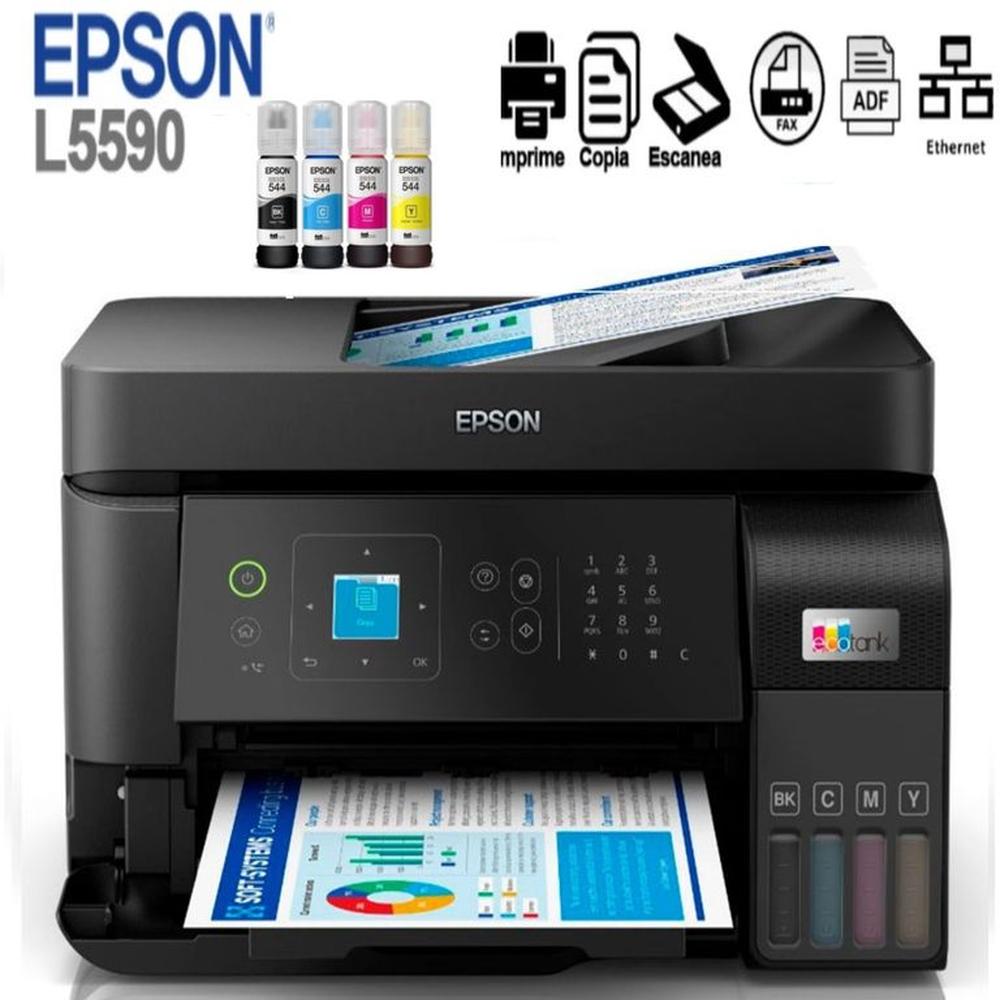Impresora Multifuncional Epson EcoTank L5590 ADFLANWi-Fi Epson 375