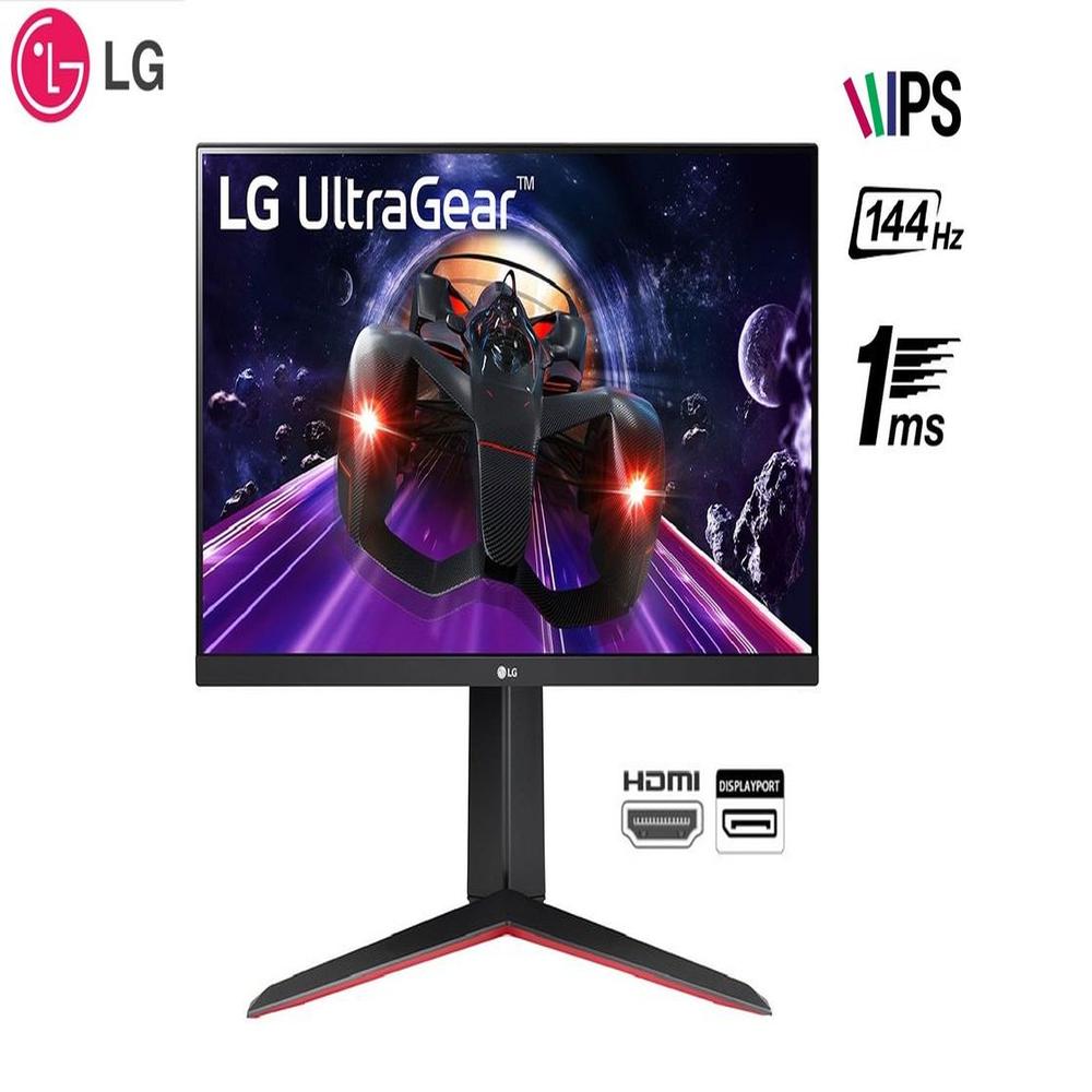 Monitor Gaming LG 24GN65R-B, 23.8"" FHD 1920 x1080 IPS 144hz HDMI/DP
