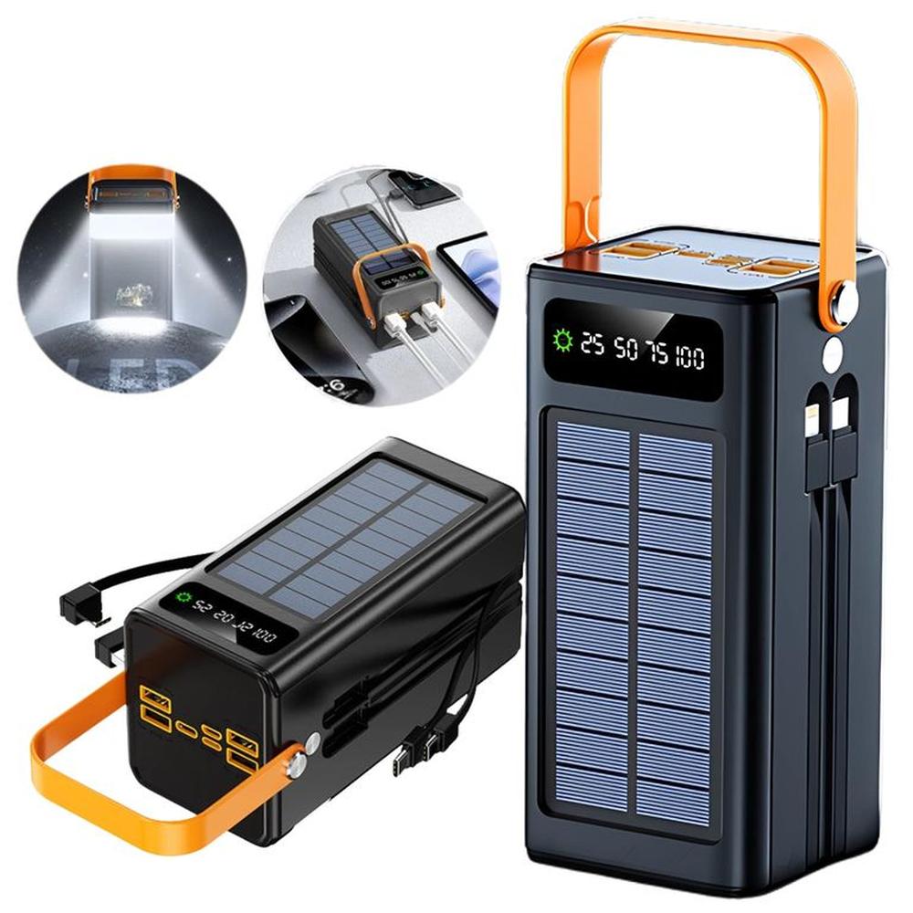 Cargador Solar Power Bank 80000mah Carga Super Rápida 225w