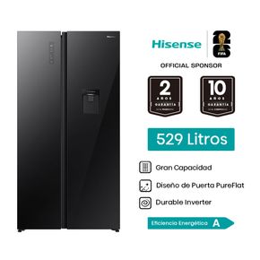 Refrigeradora Hisense 529Lt No Frost Side By Side RS3P558NM11