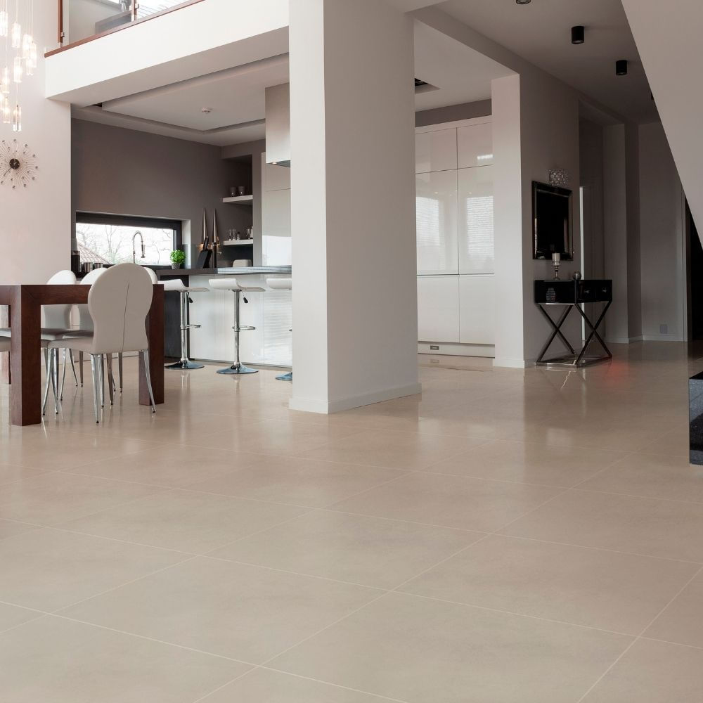 Piso Cerámico Liso Loft Plata 59.3 x 59.3cm 1.75m2 Celima