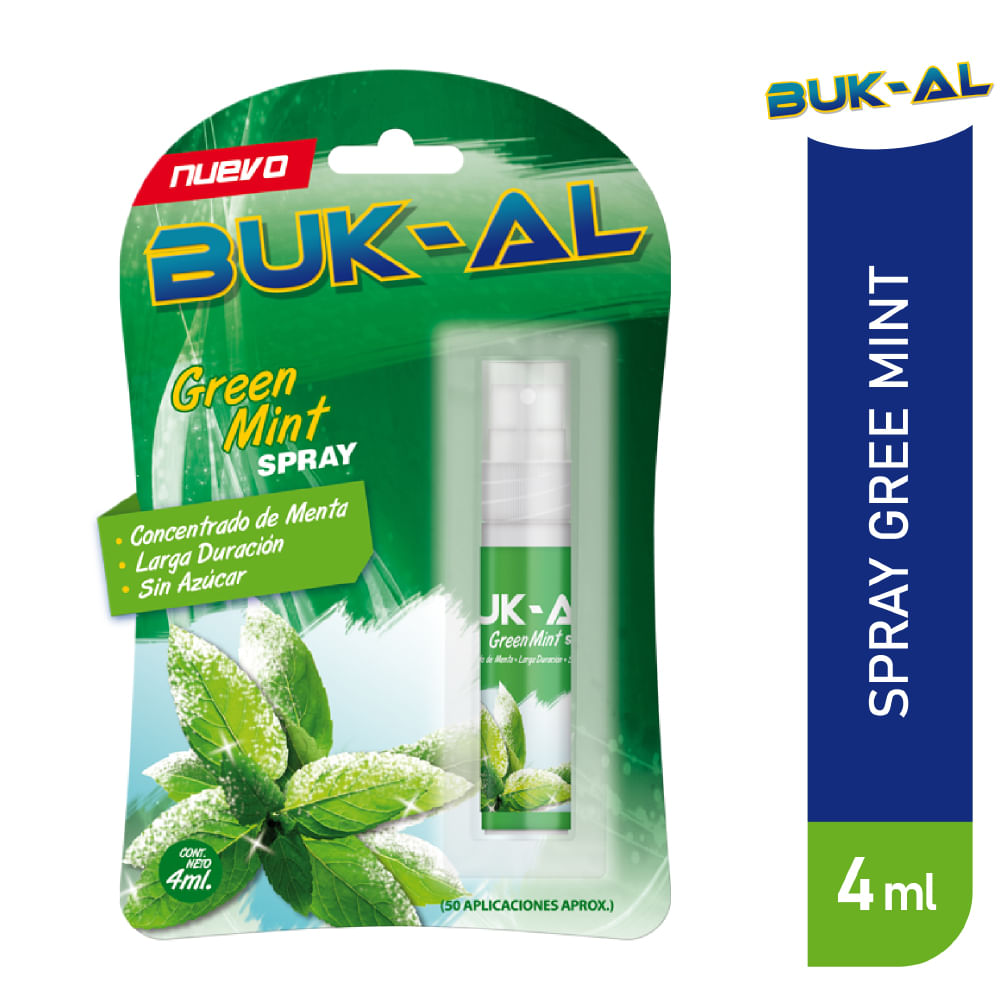 Desodorante Bucal BUK-AL Menta Envase 4ml