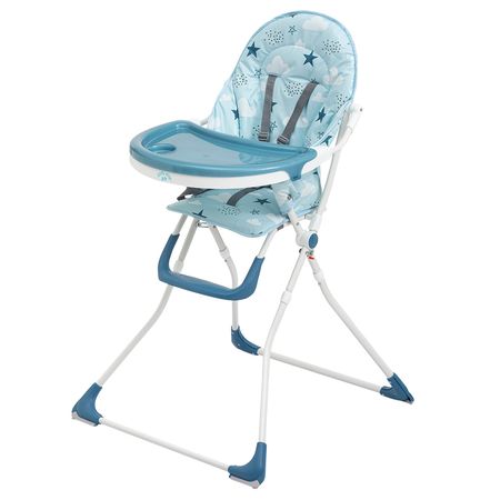 Silla de Comer para Bebé LITTLE STEP Color Celeste