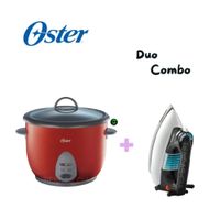 Duo Combo Oster Olla Arrocera CKSTRC1700R y Plancha Clásica